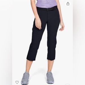 UNDER ARMOUR WOMEN'S LINKS GOLF CAPRIS - Black - Size 10